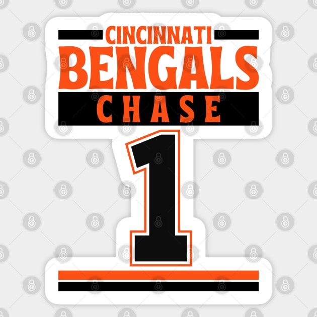 Cincinnati Bengals Chase 1 Edition 3 Sticker by Astronaut.co